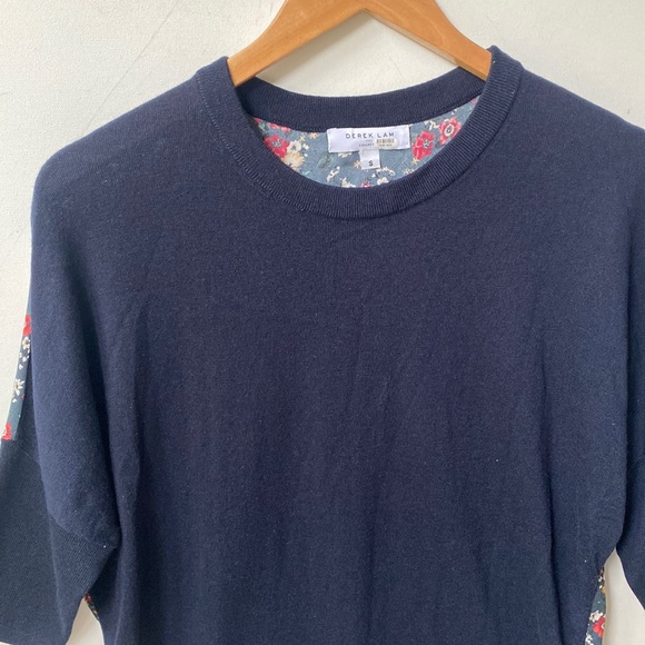 (A54) Derek Lam Collective Rent The Runway Pre-Loved Floral Back Sweater, Size S - Picture 4 of 16
